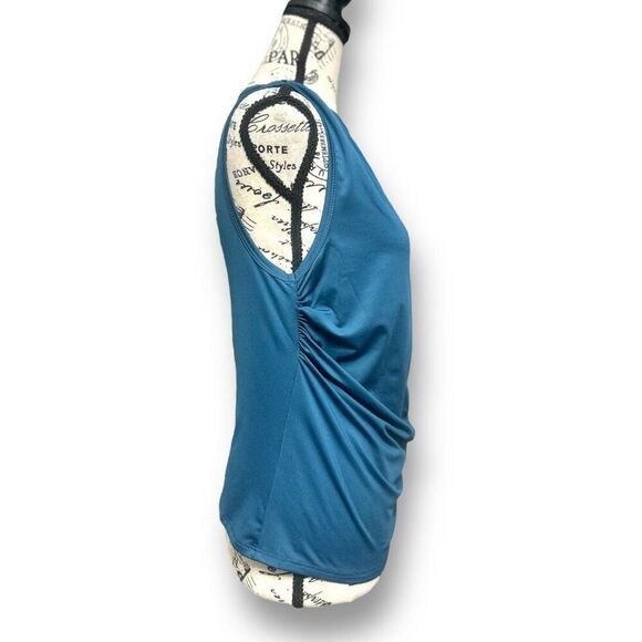 EleVen Venus Williams M Blue Tennis Tank NWT Fallen Petals Sleeveless Athletic - Picture 5 of 10